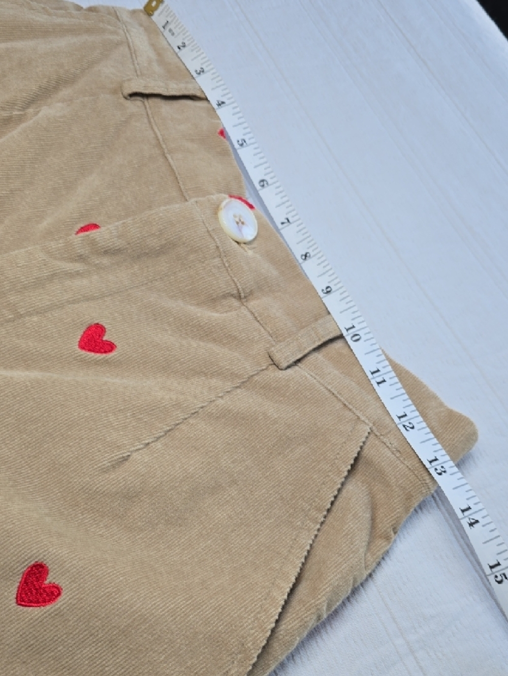 Cider "Uncontrollably In Love" Corduroy Pants Womens Medium (See Measurements) - Picture 6 of 15